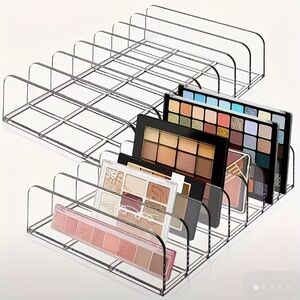 Clear Acrylic Makeup Palette Organizer